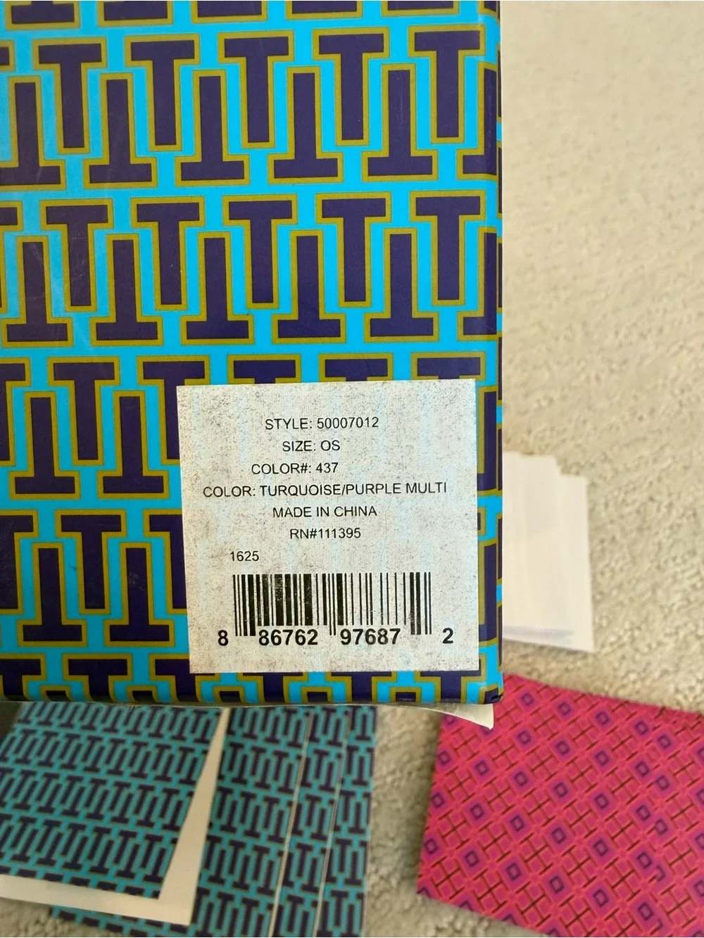 Tory Burch mini note card set of 24 new never used